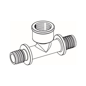 Mynd af TECE Múffuté 63mm x 1 1/2" x 63mm