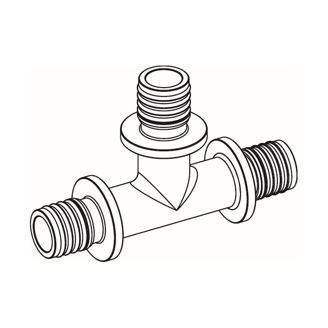 Mynd af TECE Té 25 mm