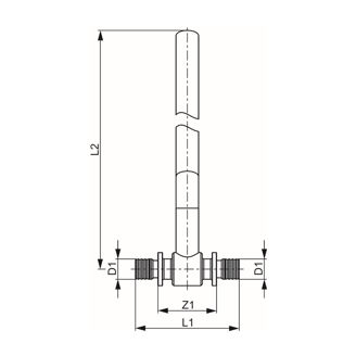 Mynd af TECE Ofnaté 16 mm x 330 mm