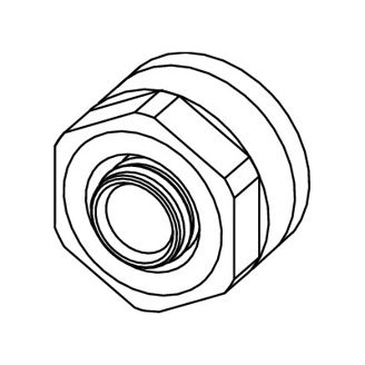 Mynd af TECE SLQ  Rær  17 x 3/4"  Eurokon