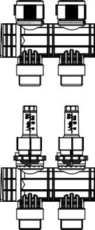 Mynd af TECE SLQ Kista 2+2 með flæðiglasi