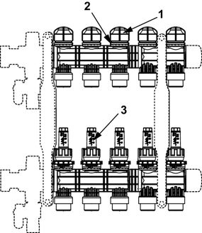 Mynd af TECE SLQ Kista 4+4 með flæðiglasi
