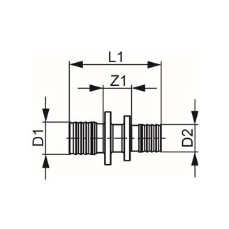 Mynd af TECE Samtengi 32mm x 20mm