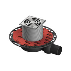 Mynd af TECE Gólflás DN50 V með flags 0,62-0,98l/s