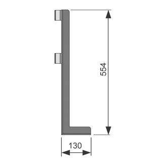 Mynd af TECE Styrktarfætur fyrir innb. kassa