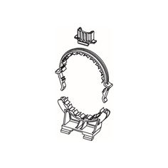 Mynd af TECE festing fyrir beygju í WC kassa