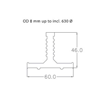 Mynd af Þéttikragi OD 90mm