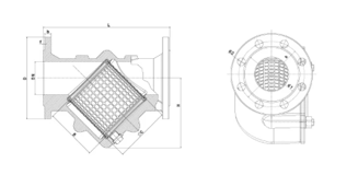 Mynd af Flangssía Hawle DN200 PN16