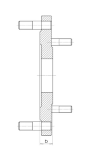 Mynd af Minnkun Hawle Flangs DN250>200 PN10
