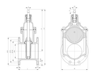 Mynd af Loki E1+ Hawle DN50 PN16