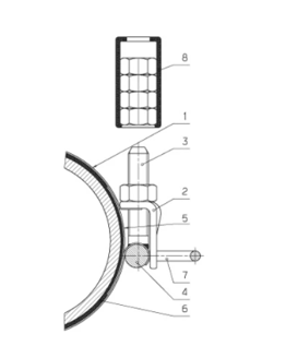 Mynd af Viðgerðarbaula M104 Hawle D104-112/200 PN16