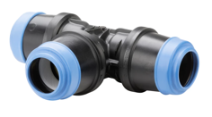 Mynd af ISO2 Hawle Té Samtengi D25-25-25 PN16 POM