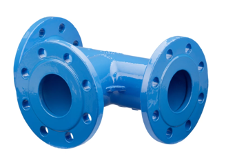 Mynd af Té Samtenging Flangs Hawle DN250-200-250 PN10