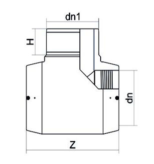 Mynd af Rafsuðuté 90mm SDR11