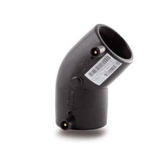 Mynd af Hálfhné EF DN250 45° SDR11