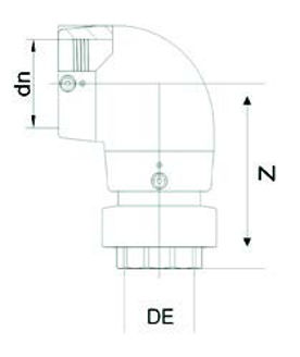 Mynd af Múffuhné EF DN32 1" SDR11
