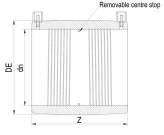 Mynd af Rafsuðu Múffa DN200 SDR17