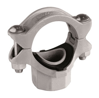 Mynd af Klemmuté snittað 6" x 1 1/4" Galvaniserað