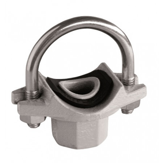 Mynd af Klemmuté U-járn 1 1/2" x 1" Galvaniserað