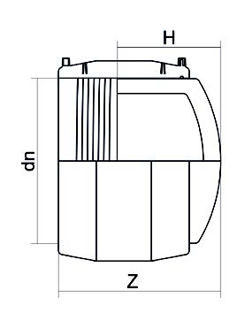 Mynd af Rafsuðu Lok DN110 SDR11