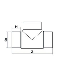 Mynd af Rafsuðu Té DN63 SDR17
