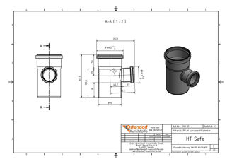 Mynd af PP Grein 90/50mm - 87°