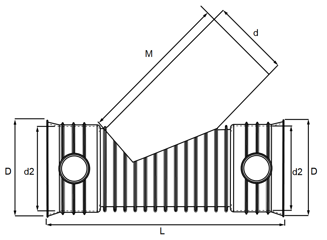 Mynd af Magnacor Greinatengi í KG 2000, DN 250