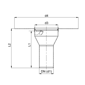 Mynd af ACO Niðurfall RF DN70