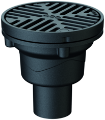 Mynd af Niðurfall DN70 Ø200 M125 Steypujárn ACO