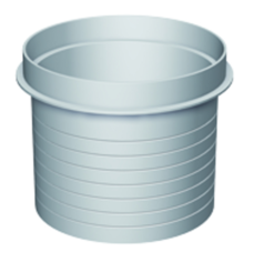 Mynd af Upphækkun D160x178mm ACO