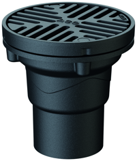 Mynd af Niðurfall DN100 Ø200 M125 Steypujárn ACO