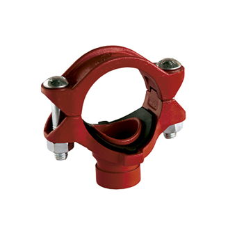 Mynd af Klemmuté grópað 2 1/2" x 1 1/4" Rautt