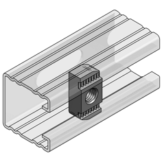 Mynd af MEFA Festiplata S í brautir M10 36x20mm