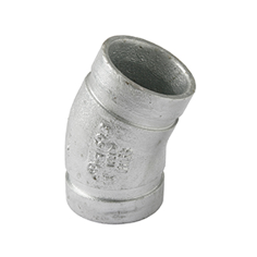Mynd af 22,5° Hálf Hné 2 1/2" - Galvaniserað