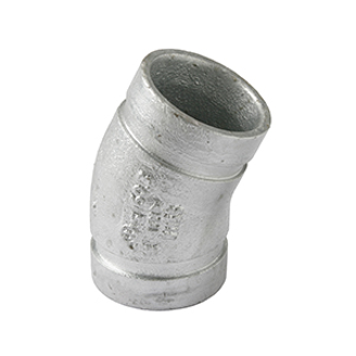 Mynd af 22,5° Hálf Hné 4" - Galvaniserað