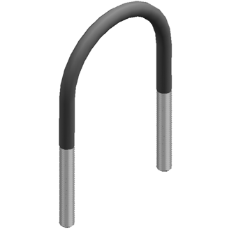 Mynd af MEFA U-járn f. Sprinkler 1 1/2" M8 48,3mm