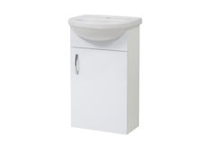 Mynd af NORTIQ Milano baðskápur m. handlaug 60x43x35cm