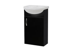 Mynd af NORTIQ Milano baðskápur m. handlaug 60x43x35cm