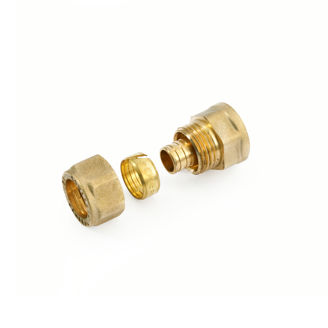 Mynd af Pex-Múffutengi      1/2" x 15mm - 2,5mm Veggþykkt