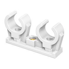 Mynd af Flamco tvöfaldar plastfestur 18mm