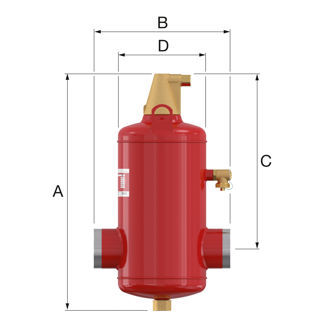 Mynd af Flamcovent Smart Loftskilja 4"