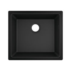 Mynd af Hansgrohe S51 undirlímdur vaskur Grafít svart