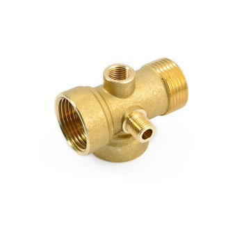 Mynd af Kopar 5 Stúta Tengi 1" x 1/4"