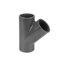 Mynd af PVC Té 50mm 45°