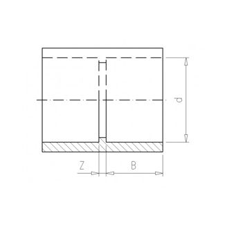 Mynd af PVC Múffa 250mm