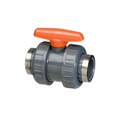 Mynd af PVC Kúluloki m/2 Unionum 1 1/4"