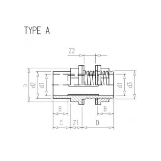 Mynd af PVC Tankatengi 1 1/4" 32-40mm