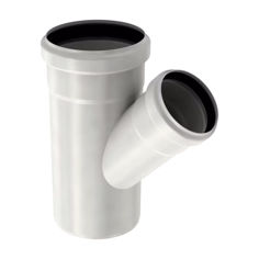 Mynd af ACO Ryðfrí Grein DN 110/75/45°