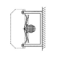 Mynd af Sabiana AMP-3 veggfesting f. Atlas blásara