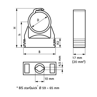 Mynd af Rörastóll Starquick 20-23mm